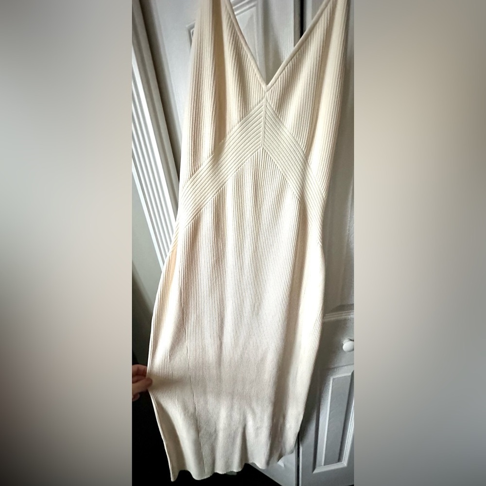 RARE RAG & BONE NWT Asher Ribbed Midi Dress— Size M - Picture 3 of 14